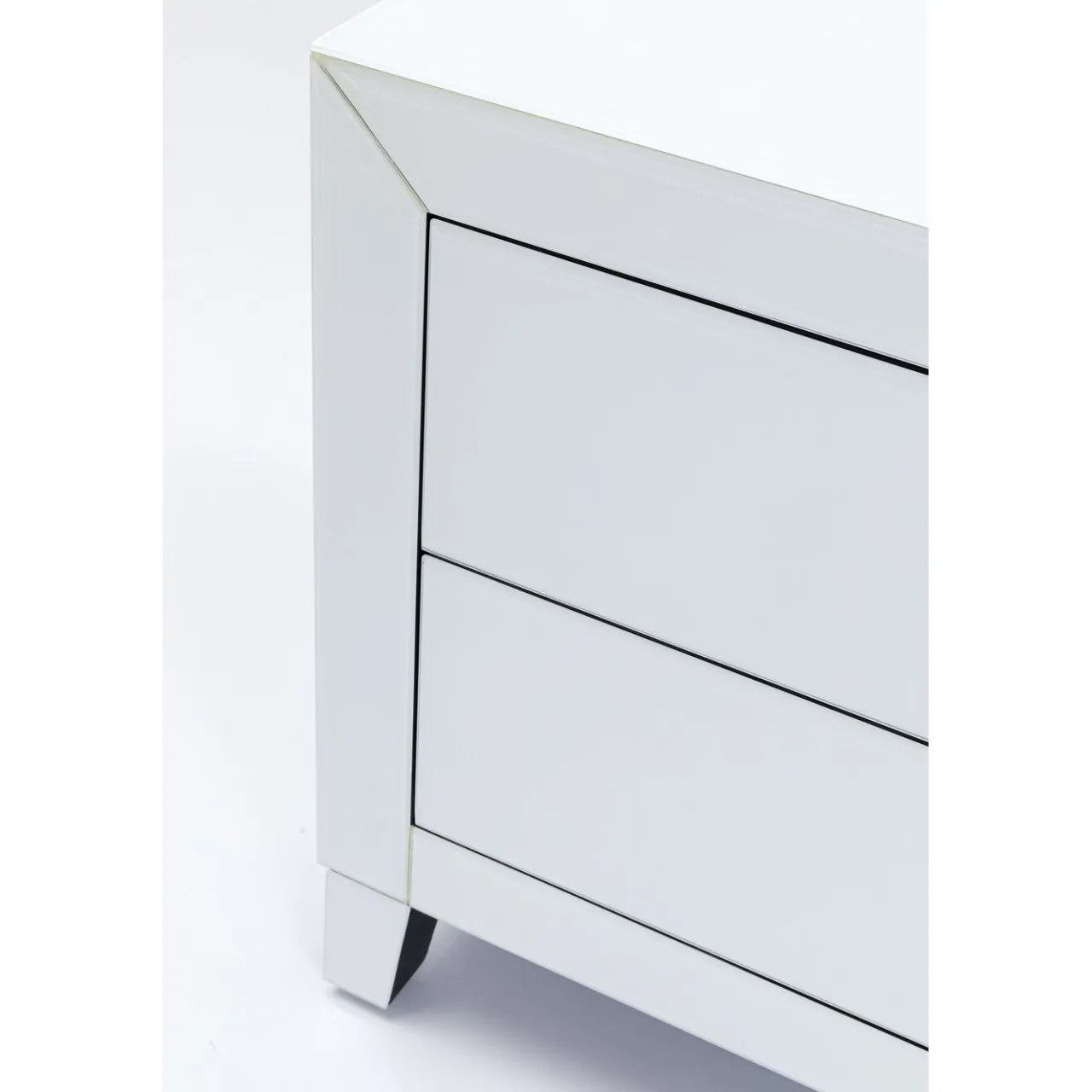 KARE Design Buffet Bas Luxury Push Blanc 140X50Cm Outlet