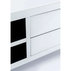 KARE Design Buffet Bas Luxury Push Blanc 140X50Cm Outlet