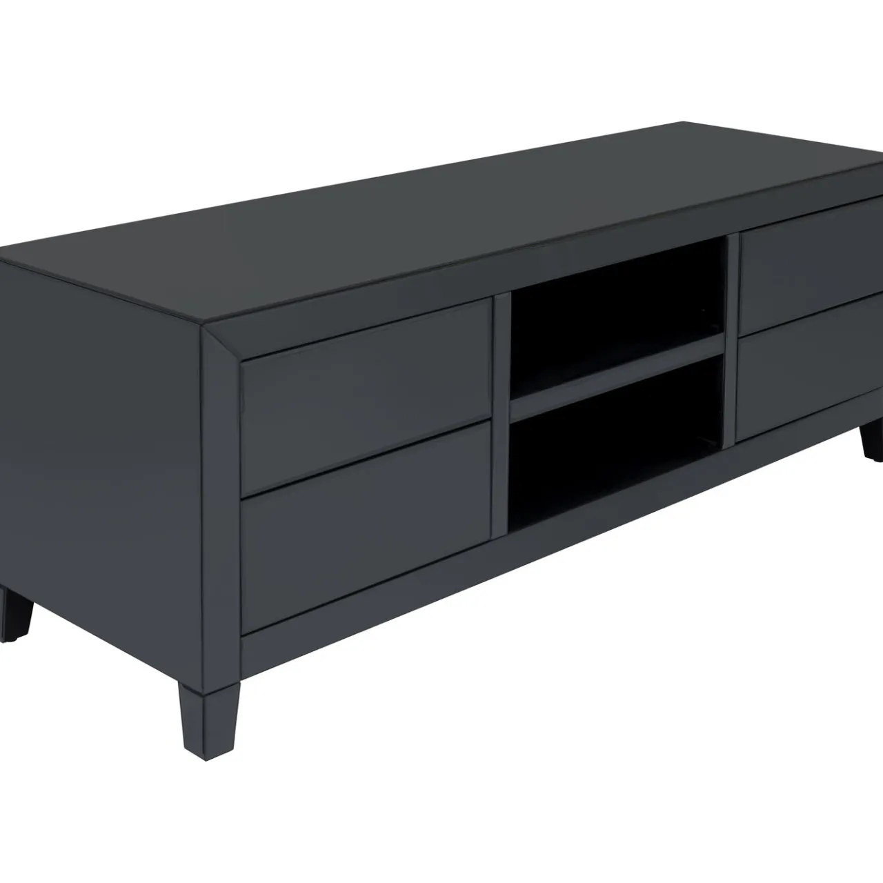 KARE Design Buffet Bas Luxury Push Gris 140X50Cm New