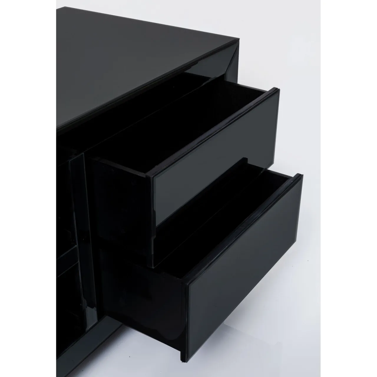 KARE Design Buffet Bas Luxury Push Gris 140X50Cm New