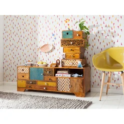 KARE Design Buffet Bas Soleil 3 Portes,9 Tiroirs Online