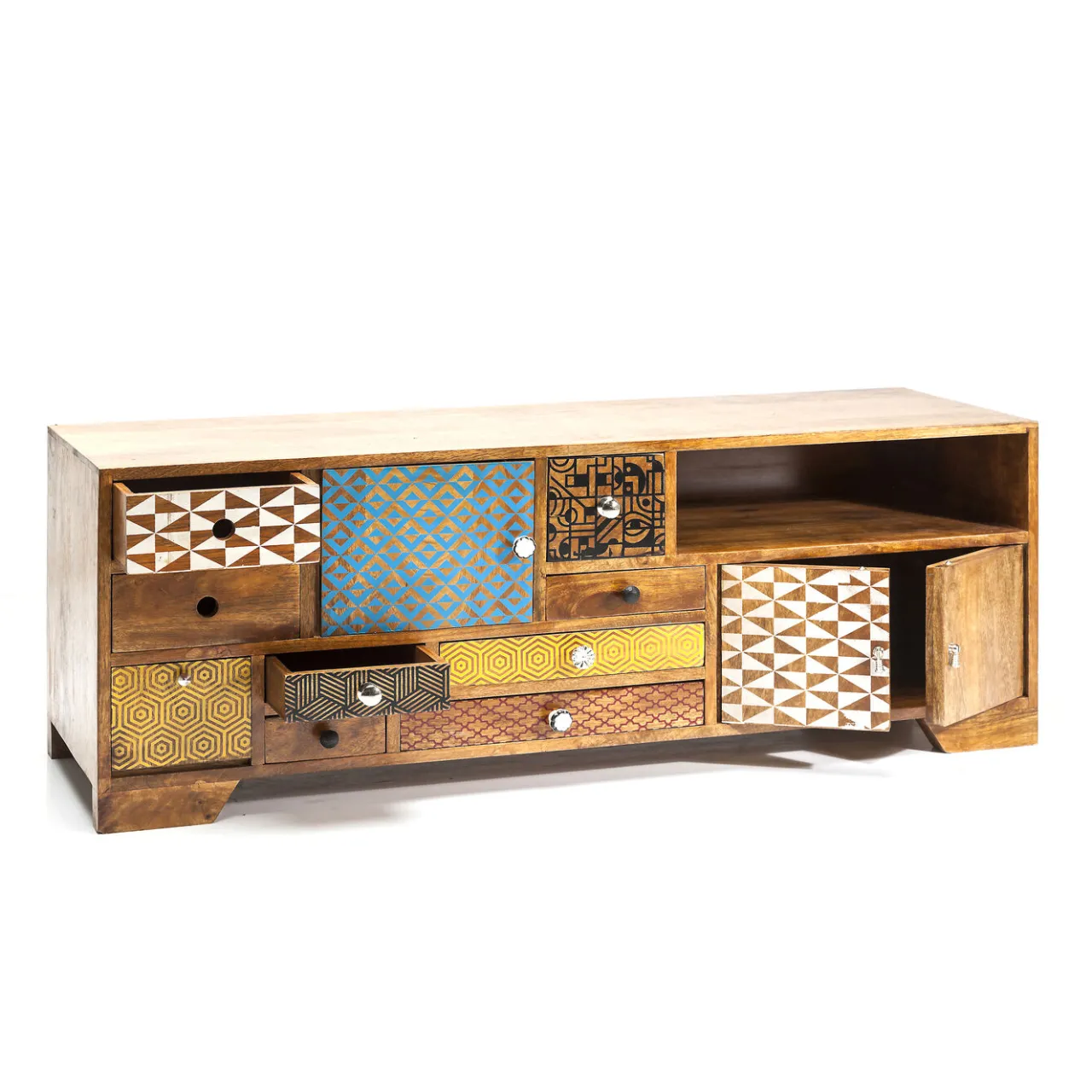 KARE Design Buffet Bas Soleil 3 Portes,9 Tiroirs Online