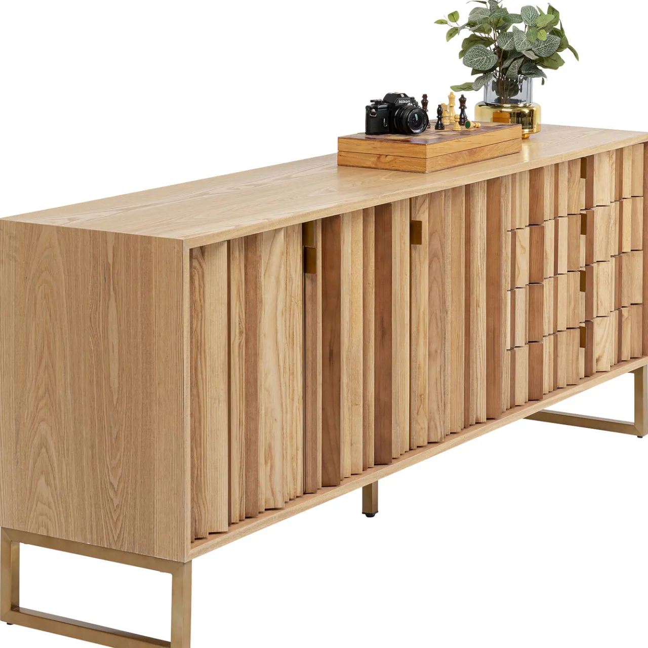 KARE Design Buffet Concertina Nature 186X74Cm Sale
