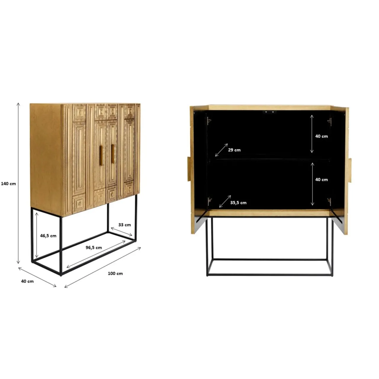 KARE Design Buffet Haut Marrakesh New