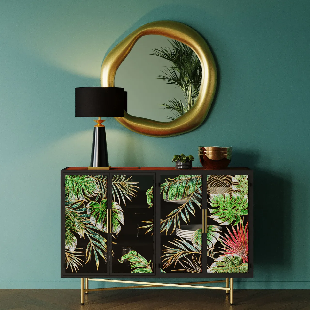 KARE Design Buffet Jungle 135X95Cm Outlet