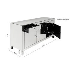 KARE Design Buffet Luxury Push Blanc Clearance