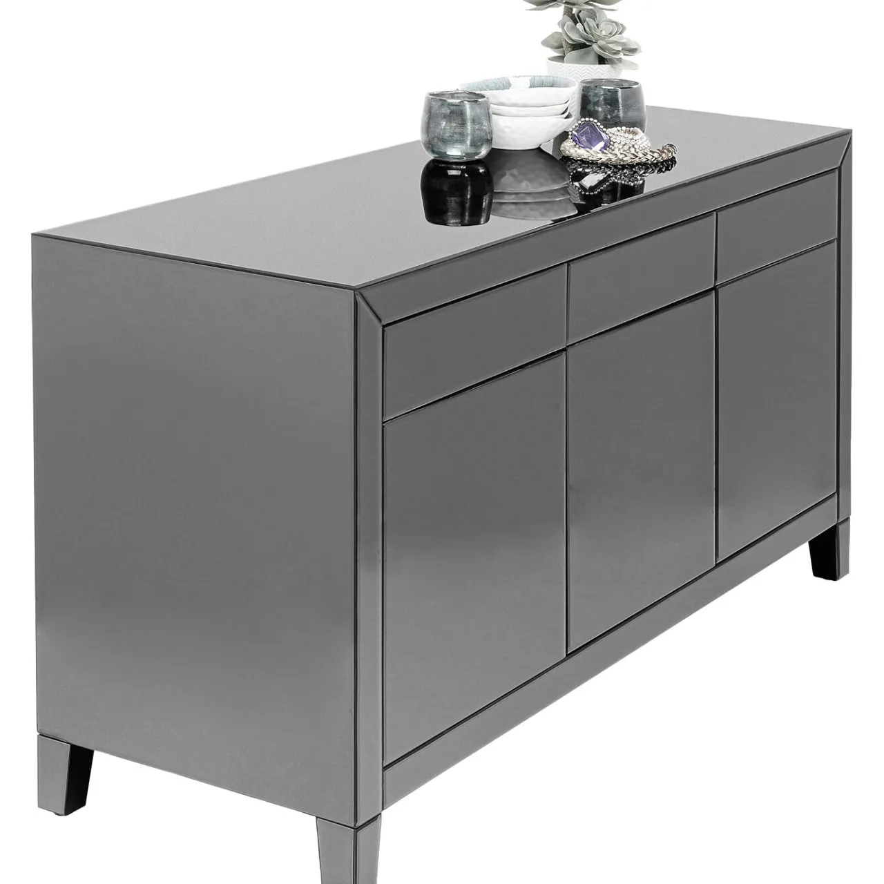 KARE Design Buffet Luxury Push Gris New