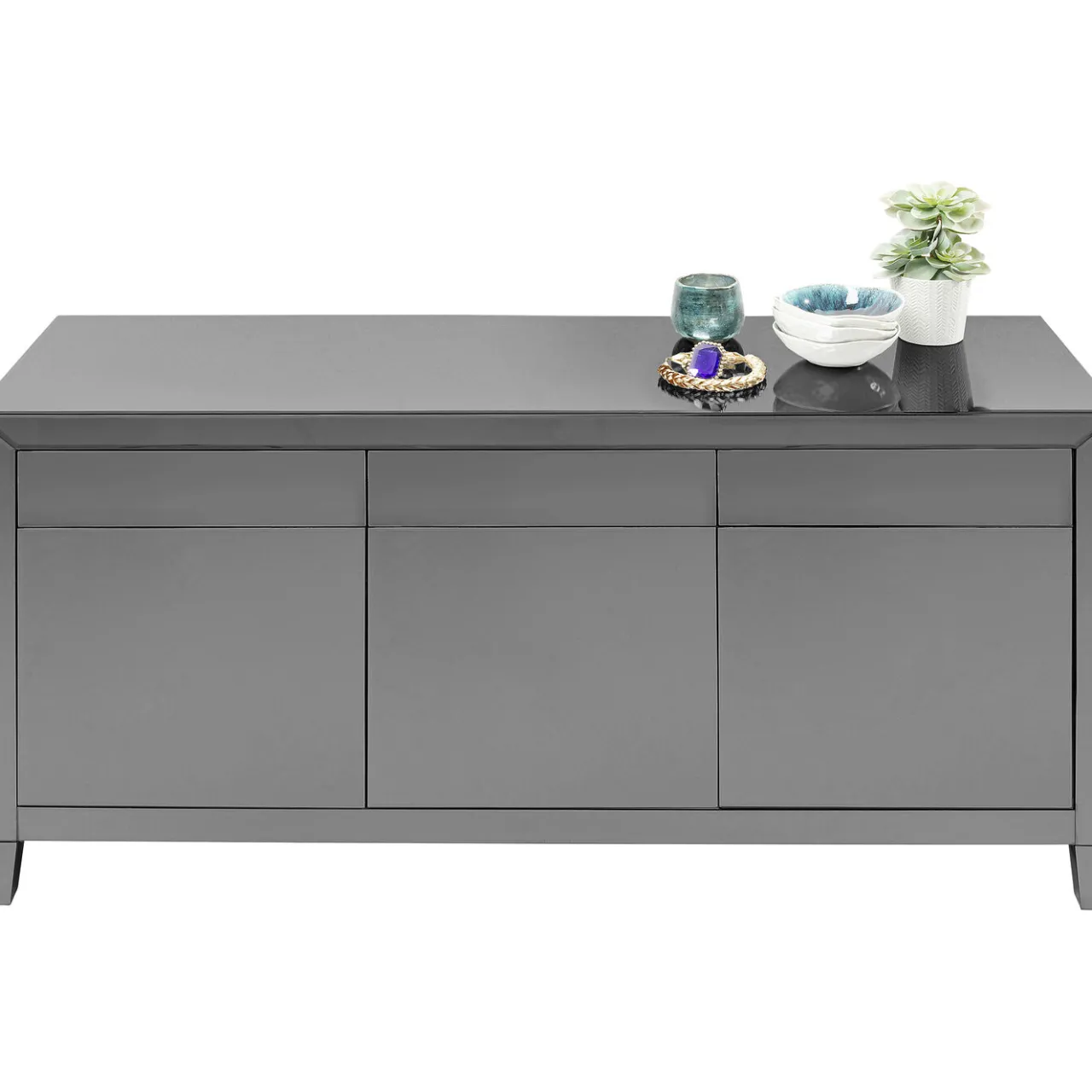 KARE Design Buffet Luxury Push Gris New
