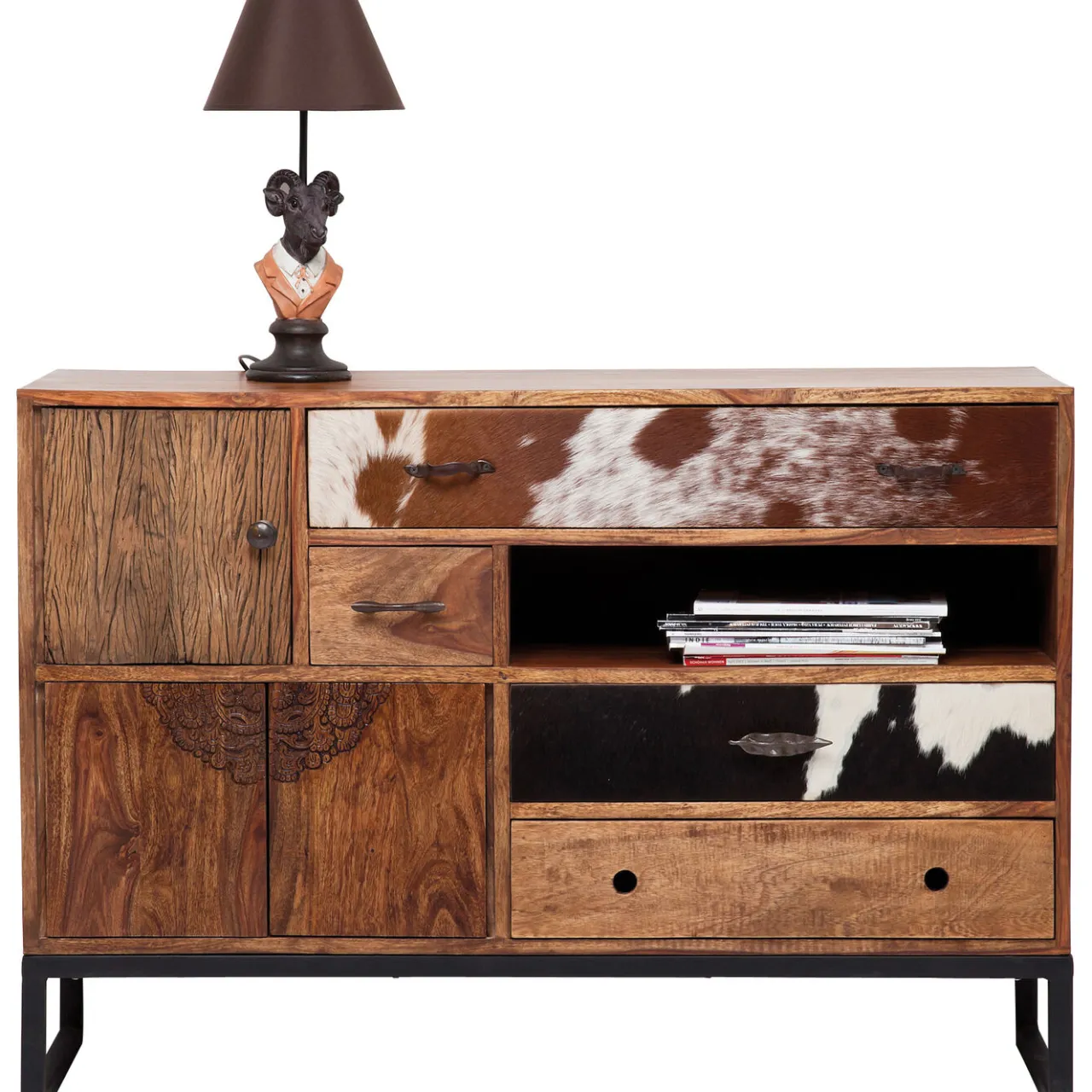 KARE Design Buffet Rodeo 3 Portes,4 Tiroirs Discount