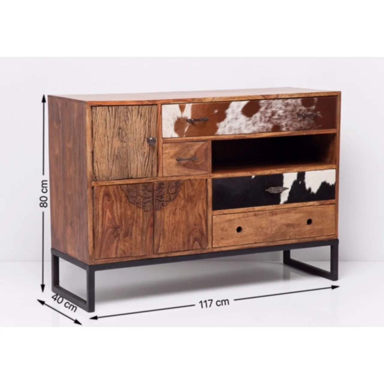 KARE Design Buffet Rodeo 3 Portes,4 Tiroirs Discount