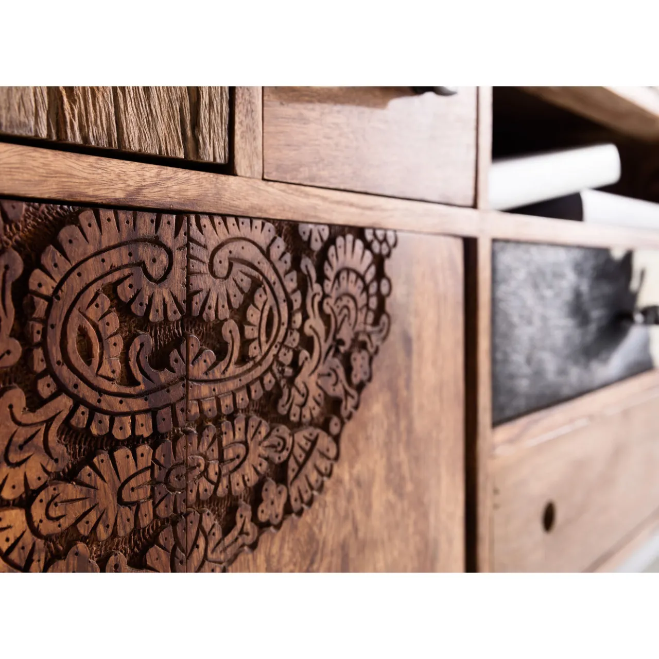 KARE Design Buffet Rodeo 3 Portes,4 Tiroirs Discount