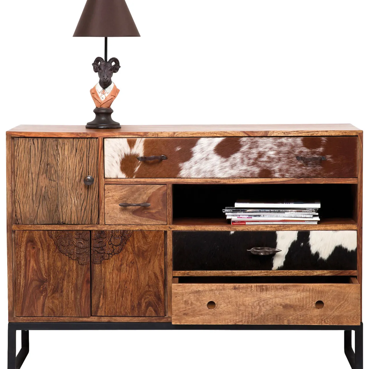 KARE Design Buffet Rodeo 3 Portes,4 Tiroirs Discount