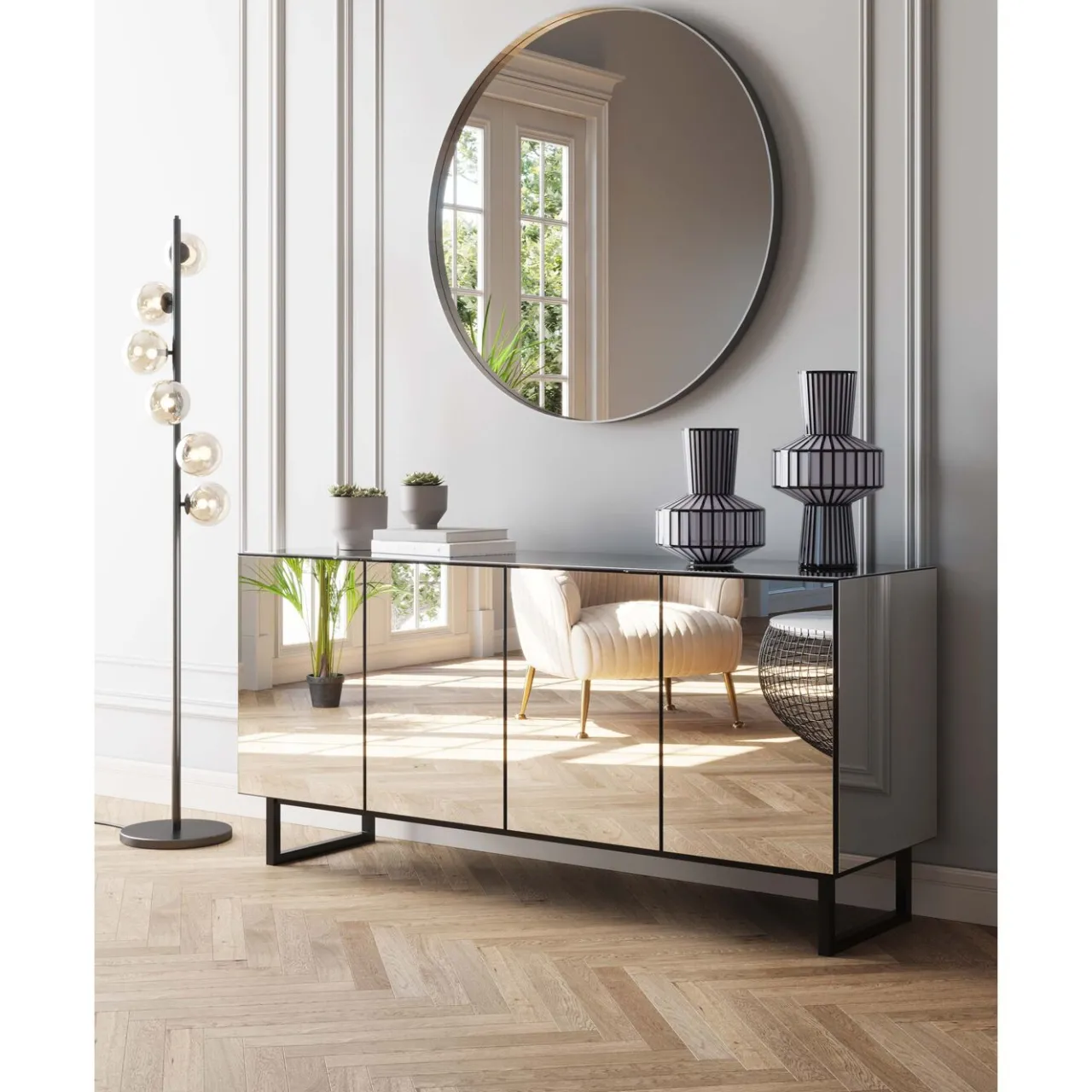 KARE Design Buffet Soran Noir 160X45Cm Online