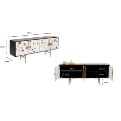 KARE Design Buffet Terrazzo 183X77Cm Hot