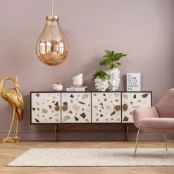KARE Design Buffet Terrazzo 183X77Cm Hot
