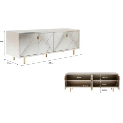 KARE Design Buffet Venice Triangle 180X64Cm Best