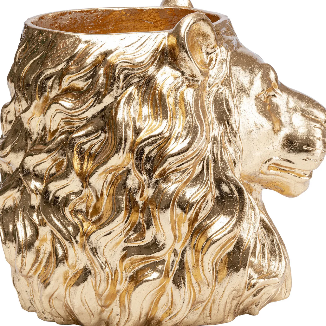 KARE Design Cachepot Décoratif Lion Dore Outlet