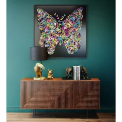 KARE Design Cadre Décoratif Farfalla 120X120Cm Discount