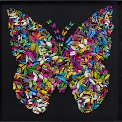 KARE Design Cadre Décoratif Farfalla 120X120Cm Sale
