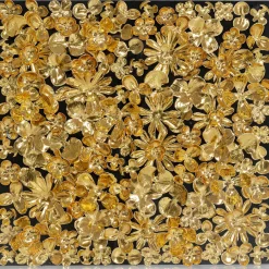 KARE Design Cadre Décoratif Gold Flower 60X60Cm Online