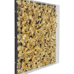 KARE Design Cadre Décoratif Gold Flower 60X60Cm Online