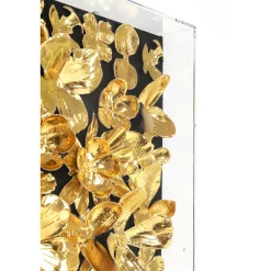 KARE Design Cadre Décoratif Gold Flower 60X60Cm Online