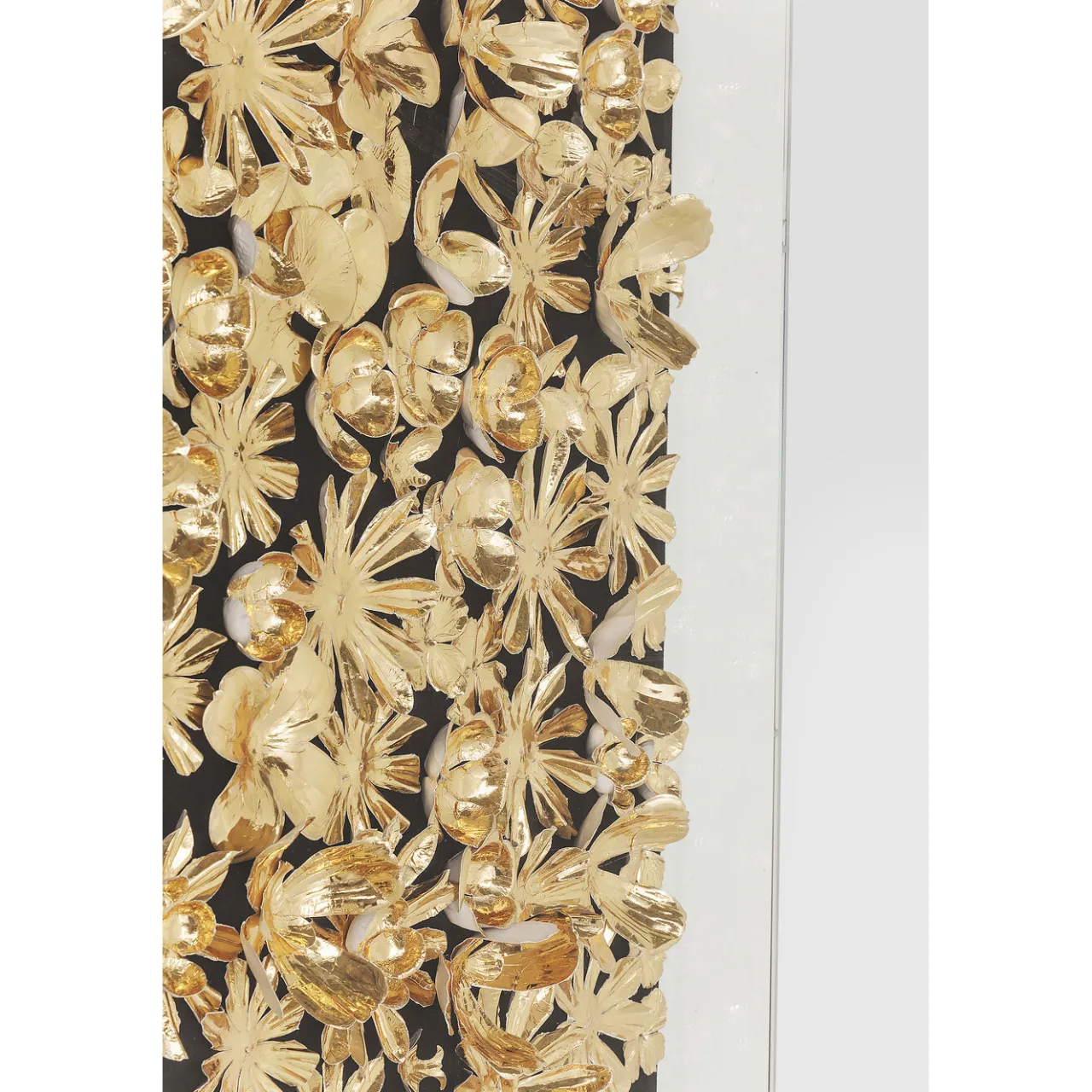 KARE Design Cadre Décoratif Gold Flower 120X120Cm Clearance