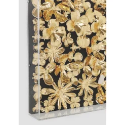 KARE Design Cadre Décoratif Gold Flower 120X120Cm Clearance