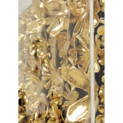 KARE Design Cadre Décoratif Gold Flower 80X80Cm New