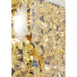 KARE Design Cadre Décoratif Gold Flower 80X80Cm New