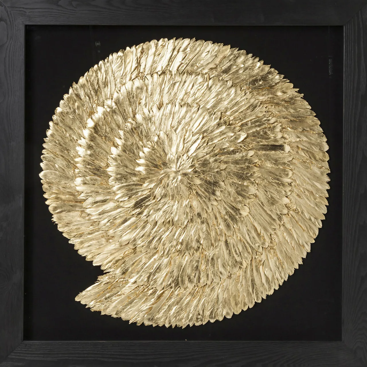 KARE Design Cadre Décoratif Golden Snail 120X120Cm Online