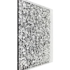 KARE Design Cadre Décoratif Silver Flower 100X100Cm Best