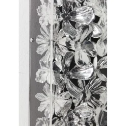 KARE Design Cadre Décoratif Silver Flower 100X100Cm Best