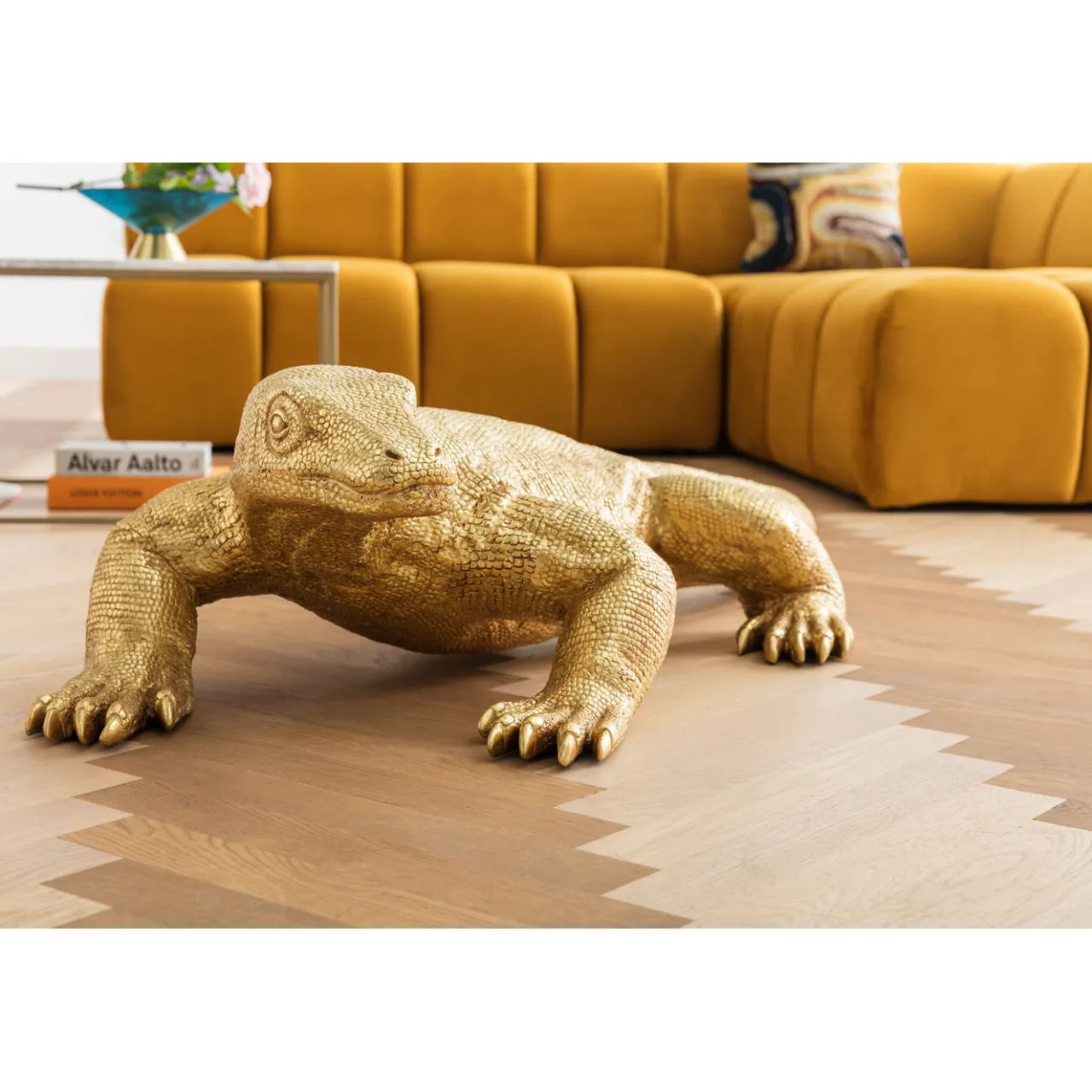 KARE Design Canapés Angle Belami Velvet Amber Droit New