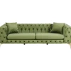 KARE Design Canapés Bellissima 3-Places Velours Vert 240Cm Sale
