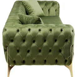 KARE Design Canapés Bellissima 3-Places Velours Vert 240Cm Sale