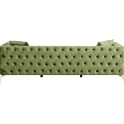 KARE Design Canapés Bellissima 3-Places Velours Vert 240Cm Sale