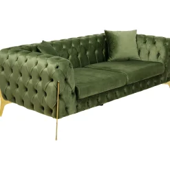KARE Design Canapés Bellissima 2-Places Velours Vert 200Cm Online