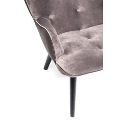 KARE Design Canapés Black Vicky 2-Places Velours Gris Outlet