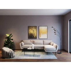 KARE Design Canapés D Angle Amalfi Droite Creme 275Cm Outlet