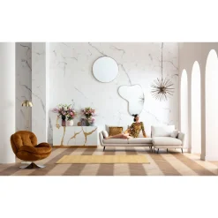 KARE Design Canapés D Angle Amalfi Droite Creme 275Cm Outlet