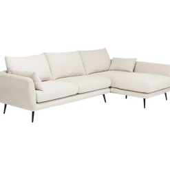 KARE Design Canapés D Angle Amalfi Droite Creme 275Cm Outlet