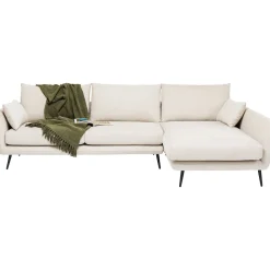 KARE Design Canapés D Angle Amalfi Droite Creme 275Cm Outlet