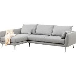KARE Design Canapés D Angle Amalfi Gauche Gris 275Cm New