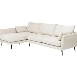 KARE Design Canapés D Angle Amalfi Gauche Creme 275Cm Clearance