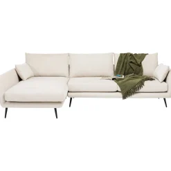 KARE Design Canapés D Angle Amalfi Gauche Creme 275Cm Clearance