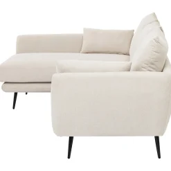 KARE Design Canapés D Angle Amalfi Gauche Creme 275Cm Clearance