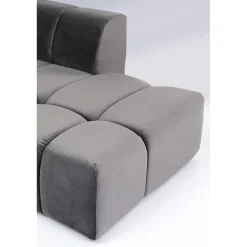 KARE Design Canapés D Angle Belami Velvet Gris Droit Clearance