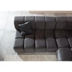KARE Design Canapés D Angle Belami Velvet Gris Droit Clearance