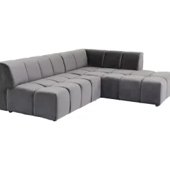 KARE Design Canapés D Angle Belami Velvet Gris Droit Clearance
